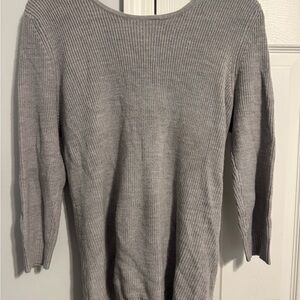 Soho Light Gray Women's Crew Neck Sweater